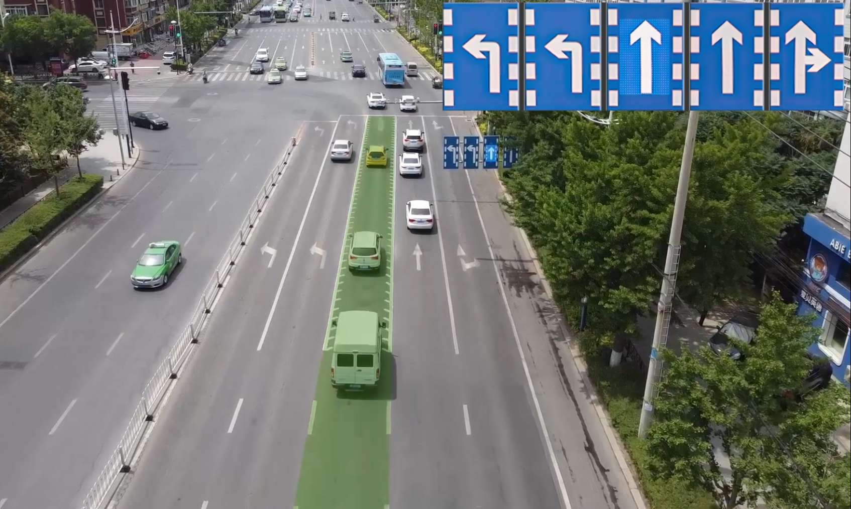 新增2处可变车道。