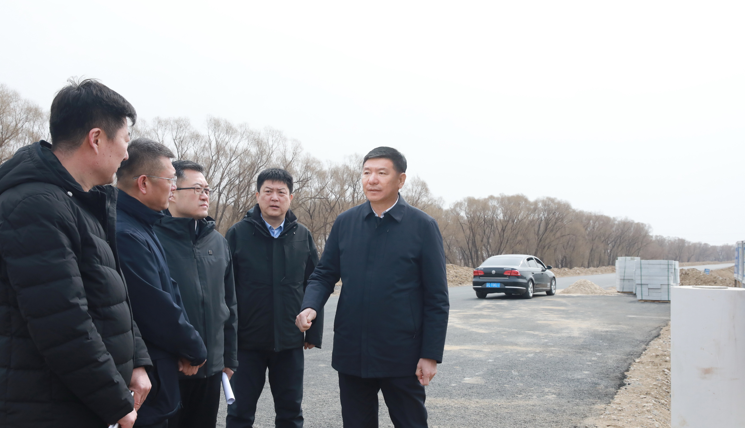 王忠昆到台安开展巡林巡河并检查春耕备耕森林防火。