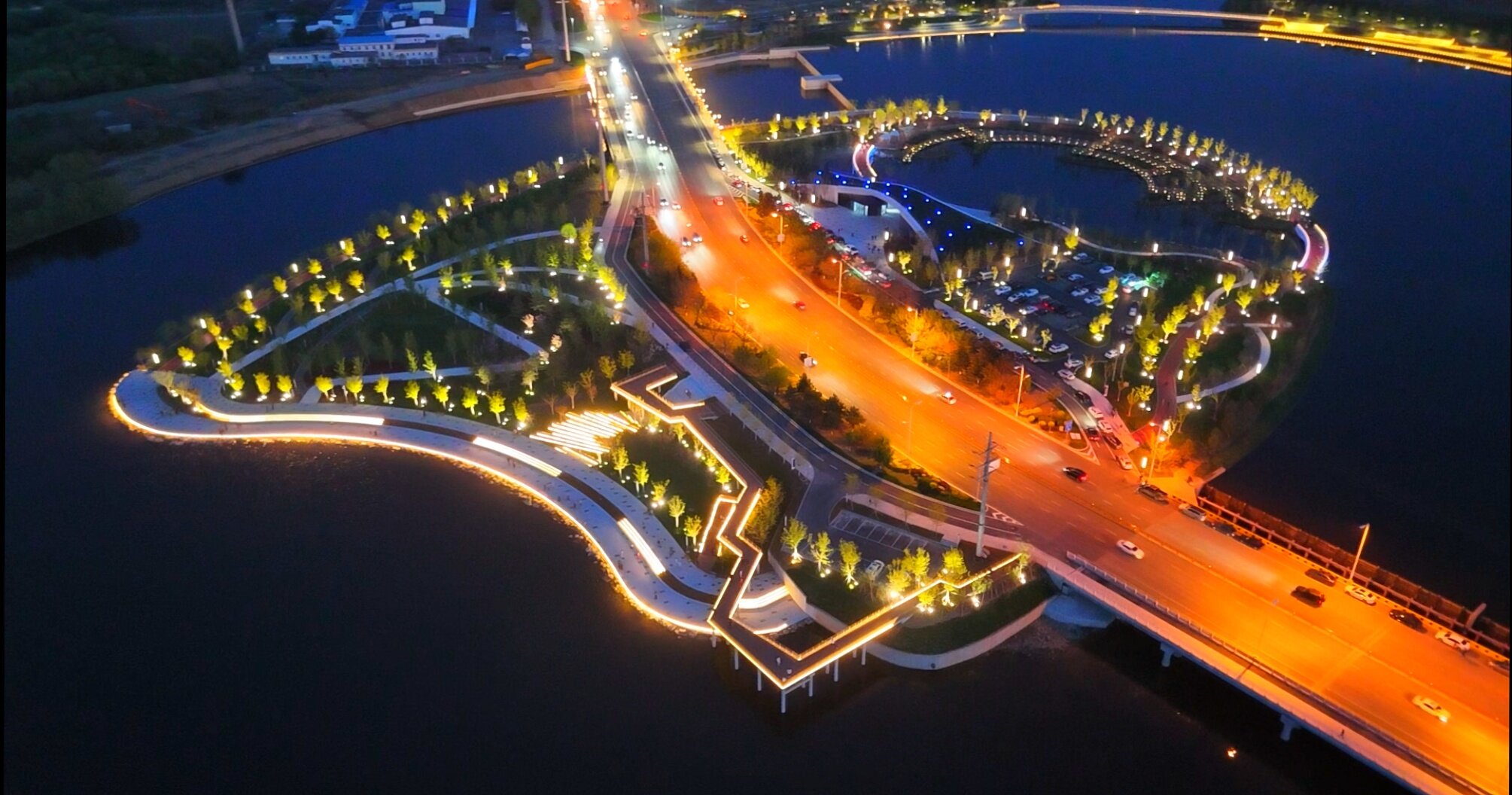 千山湾夜景俯瞰