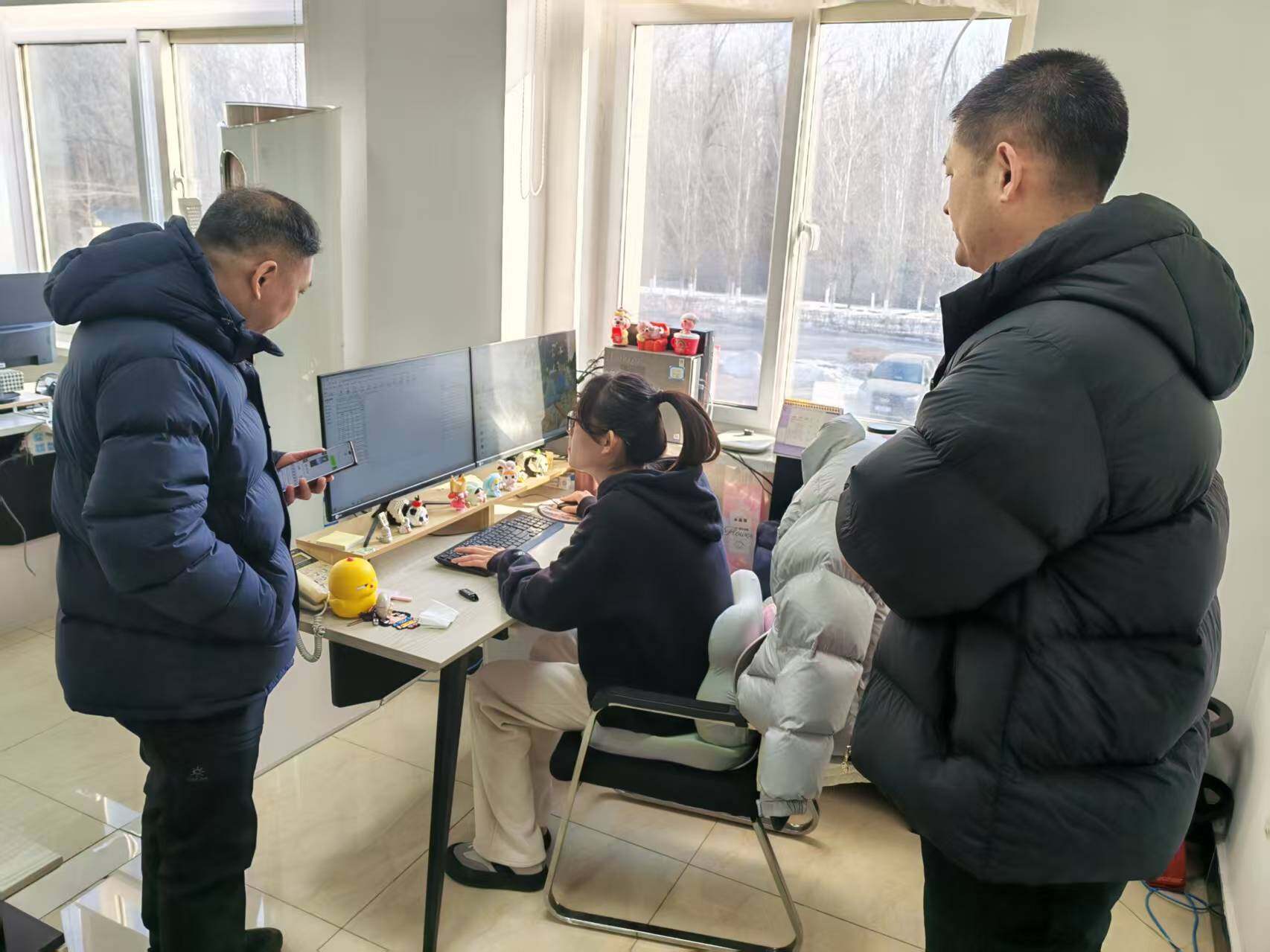 千山区住建局与数据局联动。