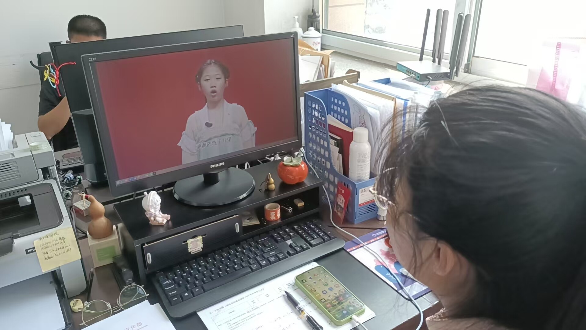 朗读者活动。